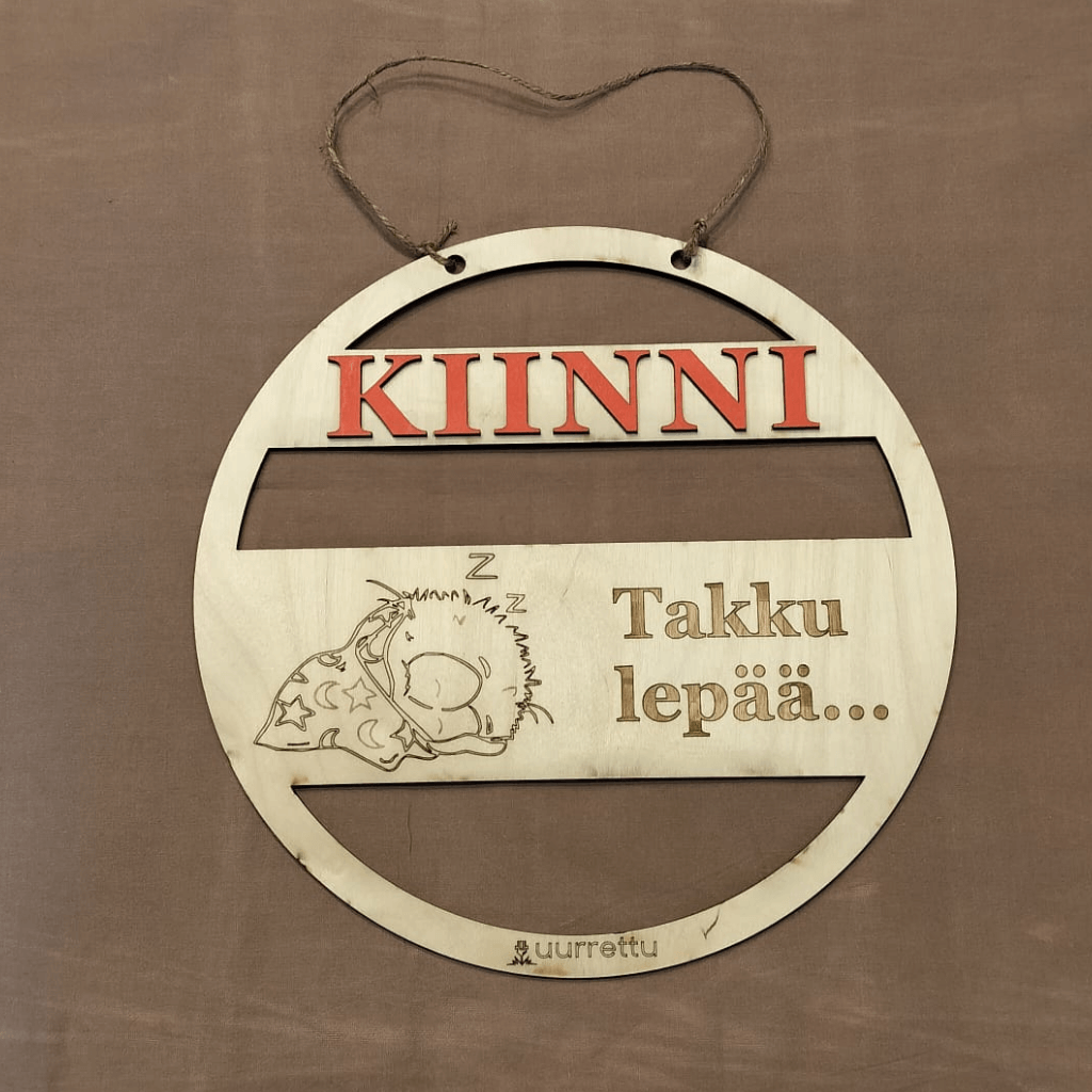 Puukyltti - suunnitellaan yhdessä sinulle kyltti