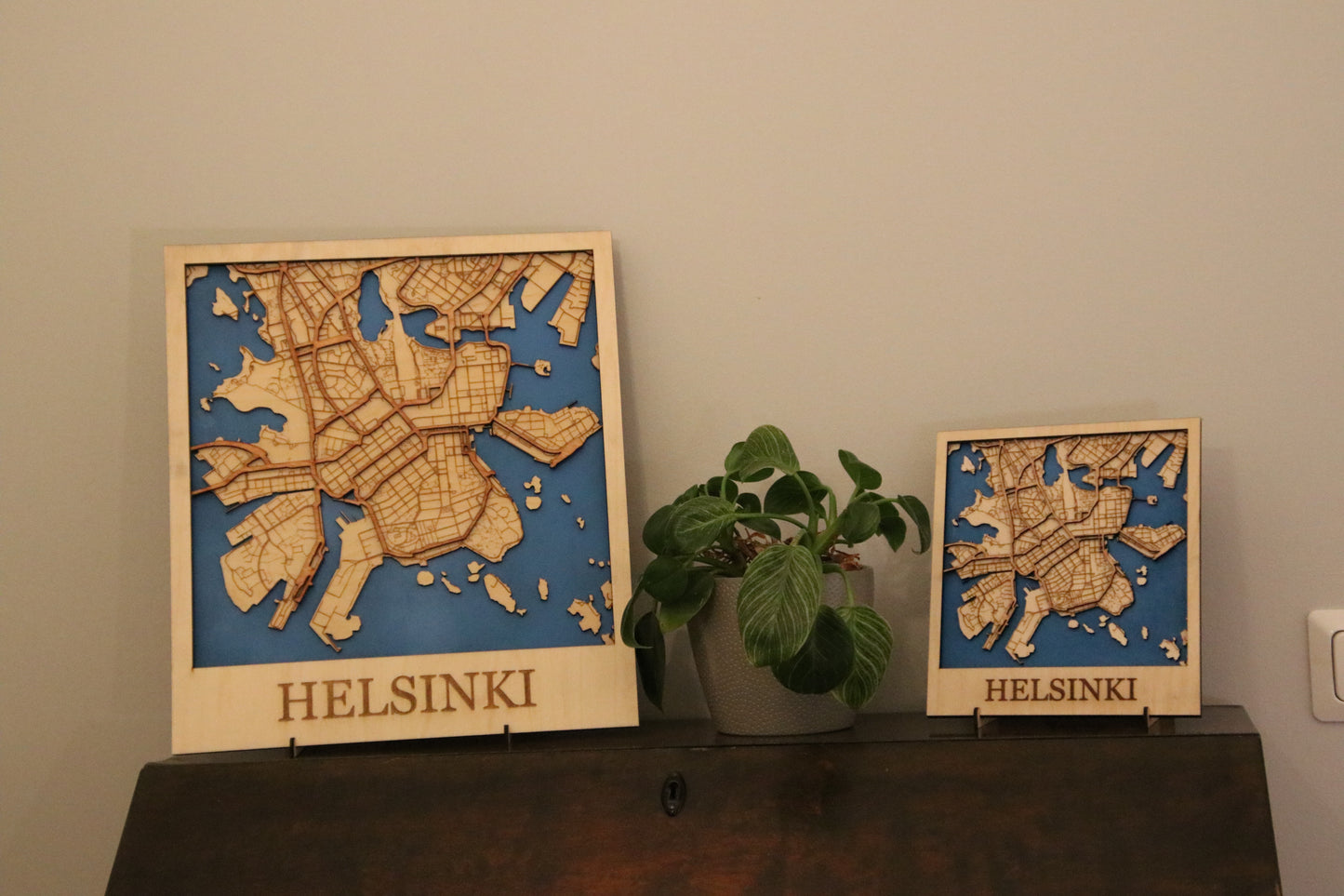 3D karttataulu omasta kaupungista