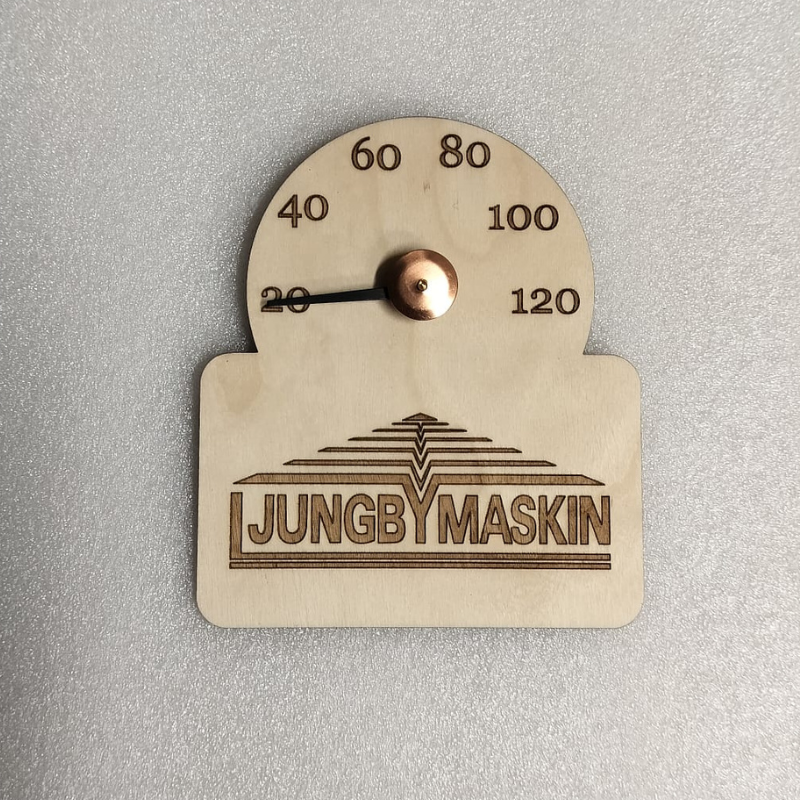 Saunamittari omalla kuvalla ja tekstillä