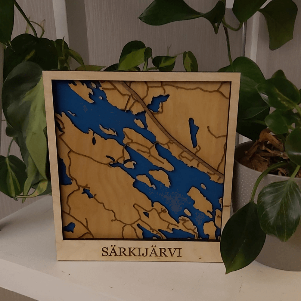 Karttataulu omasta kaupungista