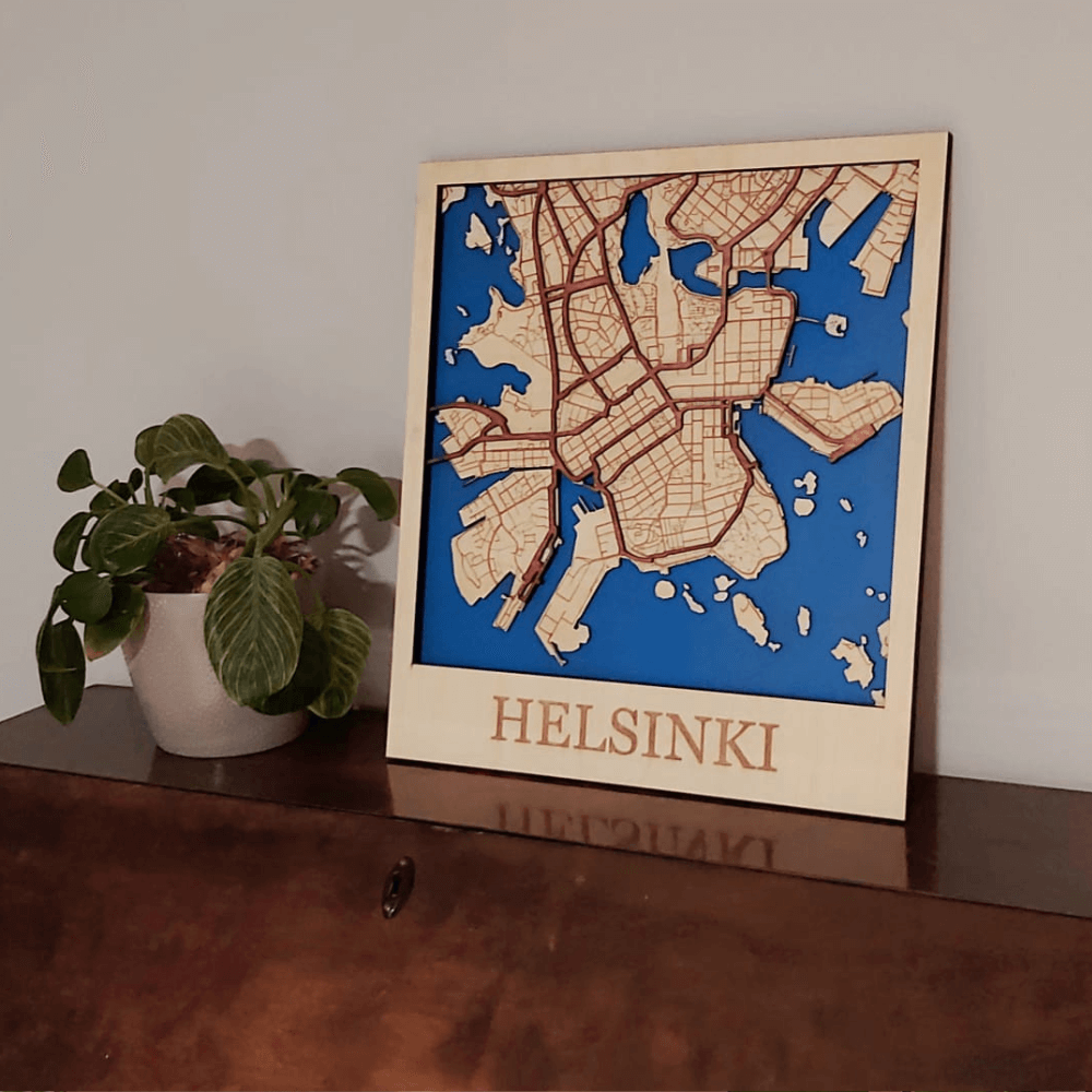 Karttataulu omasta kaupungista