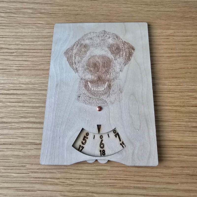 Parkkikiekko omalla kuvalla ja tekstillä